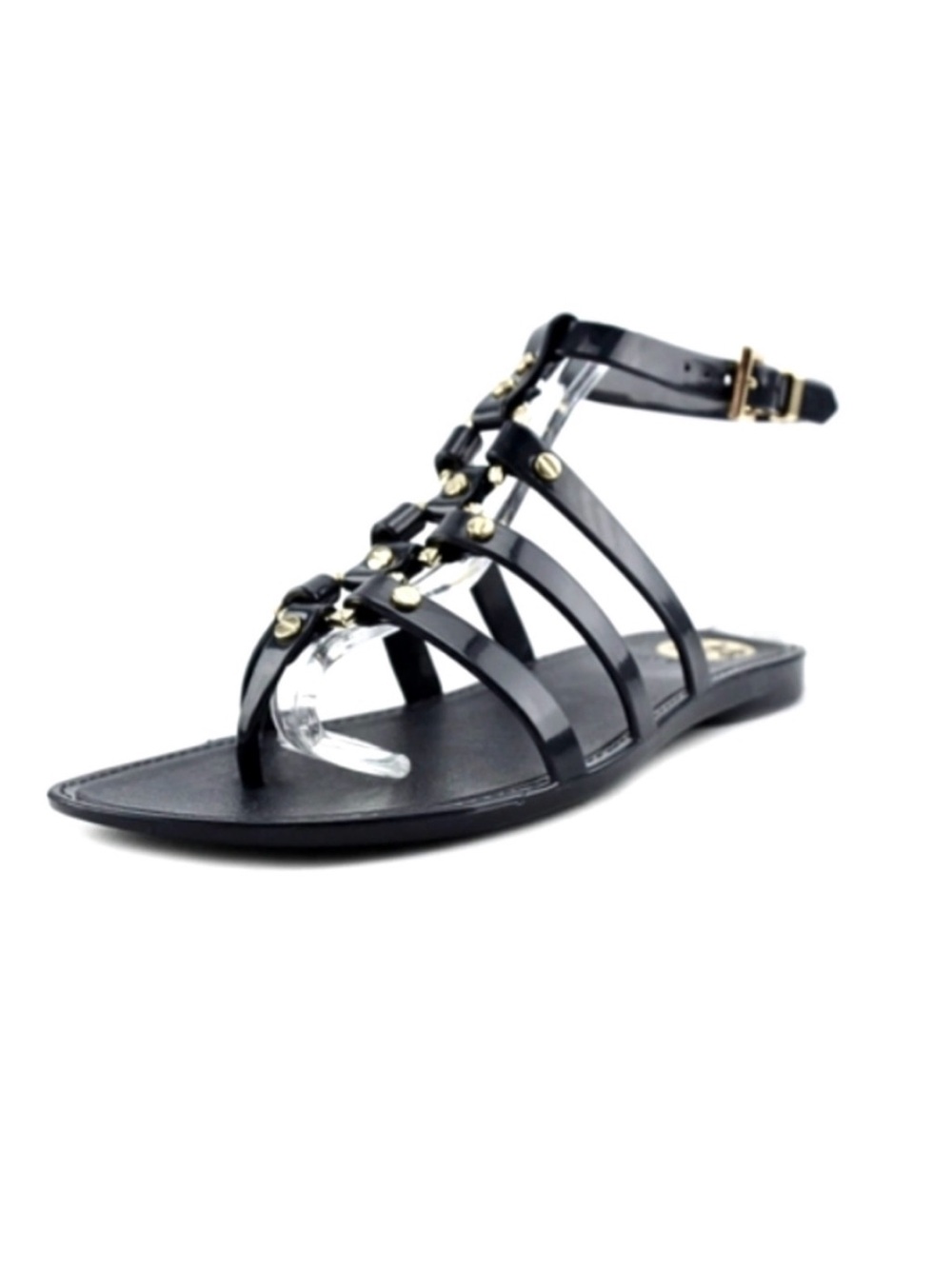 Tory Burch Vaughn Jelly Gladiator Sandals chocolate brown strappy thongstyle 9.5